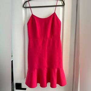 Alice & Olivia size 6 bright pink dress, new with tags